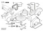 Bosch 0 601 755 873 Gws 25-180 J Angle Grinder 230 V / Eu Spare Parts